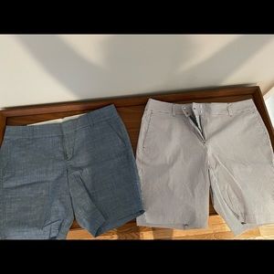 JCrew brand new size 14 Bermuda shorts - 2 pairs!